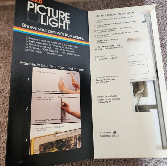 NIB Picture Light - Picture 3 of 5